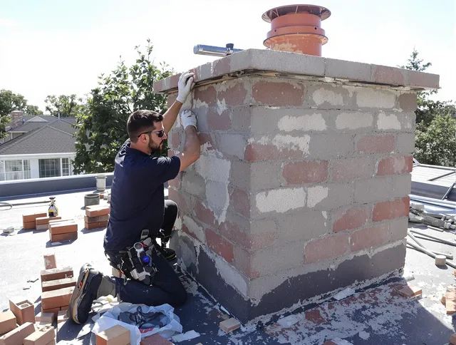 Advanced chimney repair process by Weston Chimney Sweep in Weston, CT