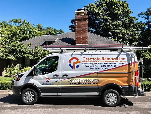 Weston Chimney Sweep technician removing creosote safely in Weston, CT